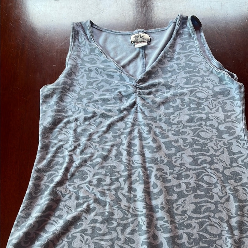 Title Nine Blue Grey cotton Dress